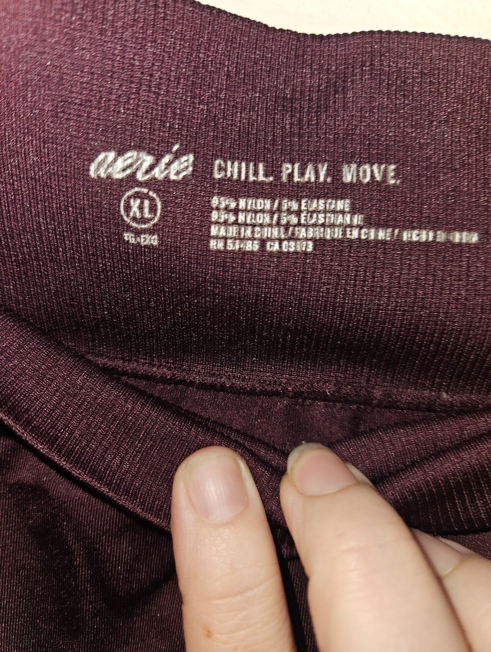Aerie Womans Purple Leggings Size Xl - Picture 9 of 10